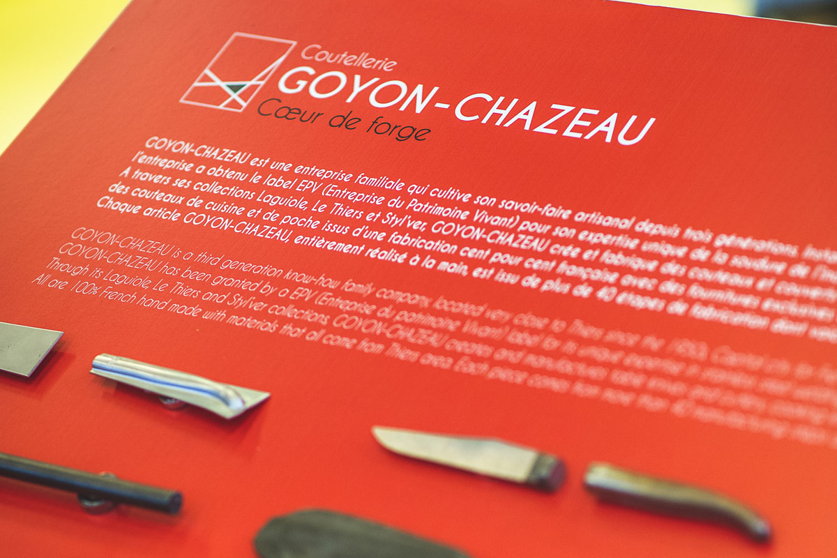 Stand Goyon et Chazeau- Salon de la Maison & de l'objet